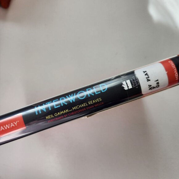 Interworld by Michael Reaves, Neil Gaiman Playaway Audiobook, Former Library Cop - Picture 4 of 7